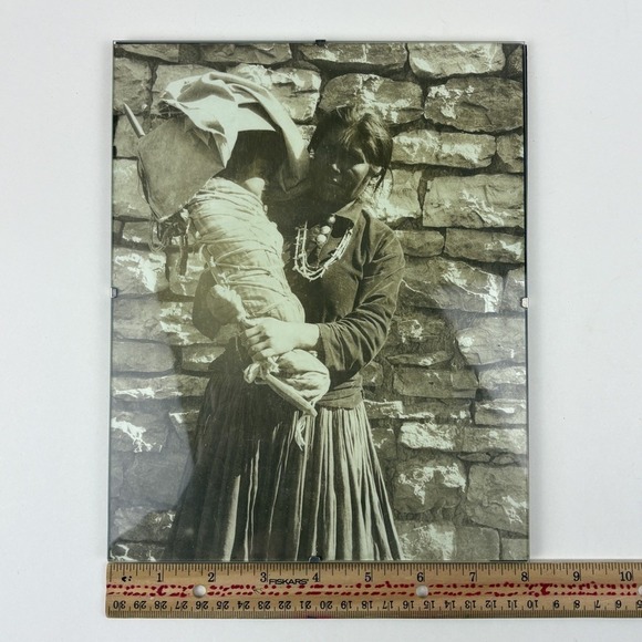Harmon Percy Marble 8x10 Navajo Woman Baby 1911-1926 Cradleboard Photo - Picture 4 of 6